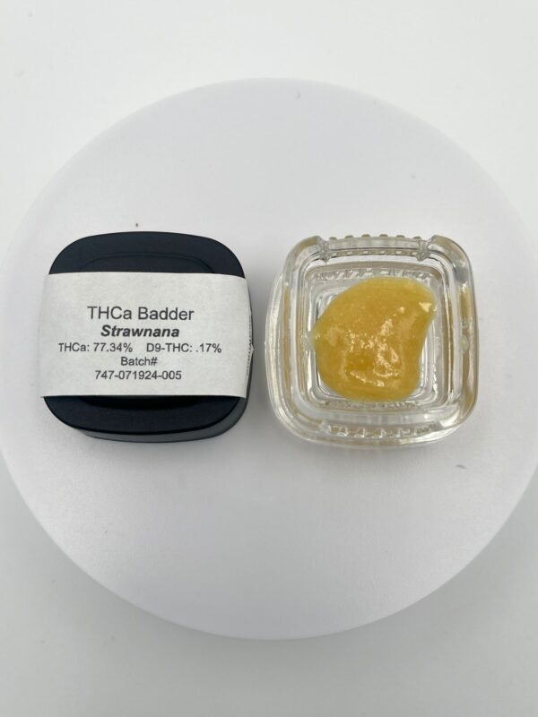 Strawnana THCa Live Resin Badder