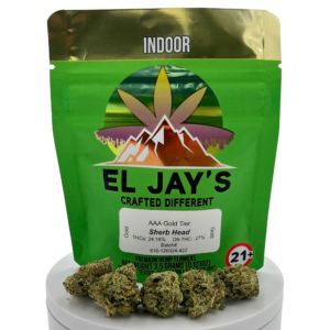 El Jay’s THCa Hemp Flower – Sherb Head Strain