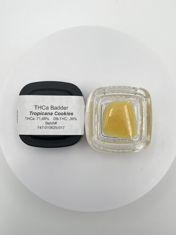 El Jay's THCa Hemp Concentrates - Tropicana Cookies Live Resin Badder - Image 2