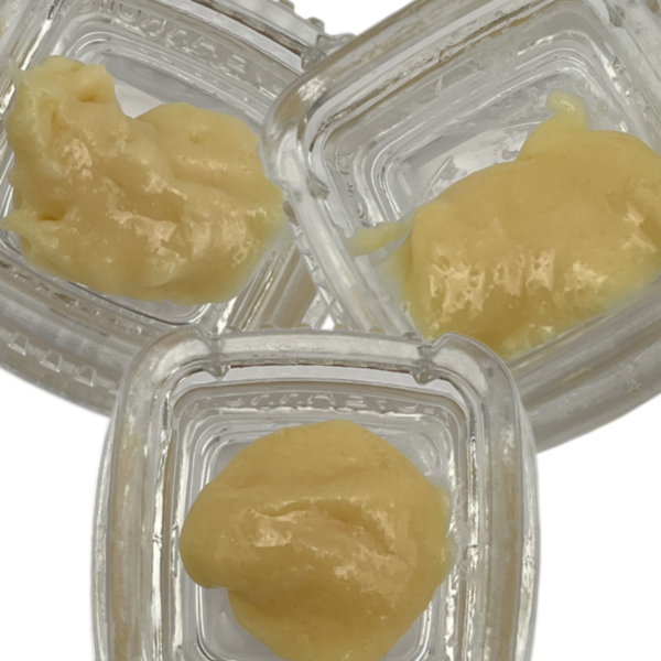 Bulk THCA Live Resin Badder strains, 3 different strains in individual glass jars