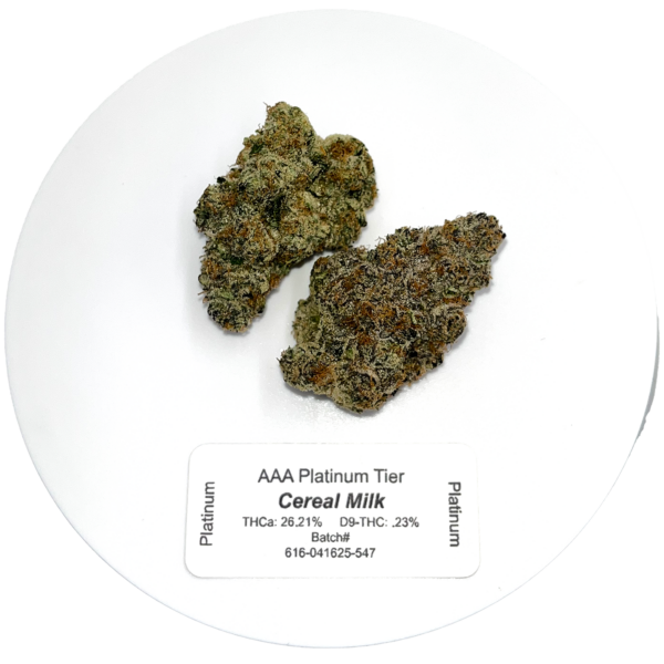 Cereal Milk Strain High THCa Hemp Flower 26.21 THCa