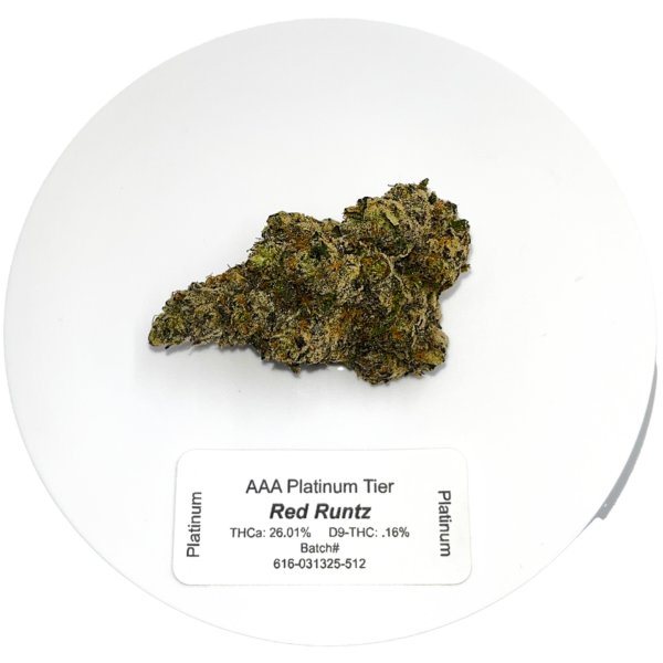 Red Runtz Strain High THCa Hemp Flower 26.01 THCa